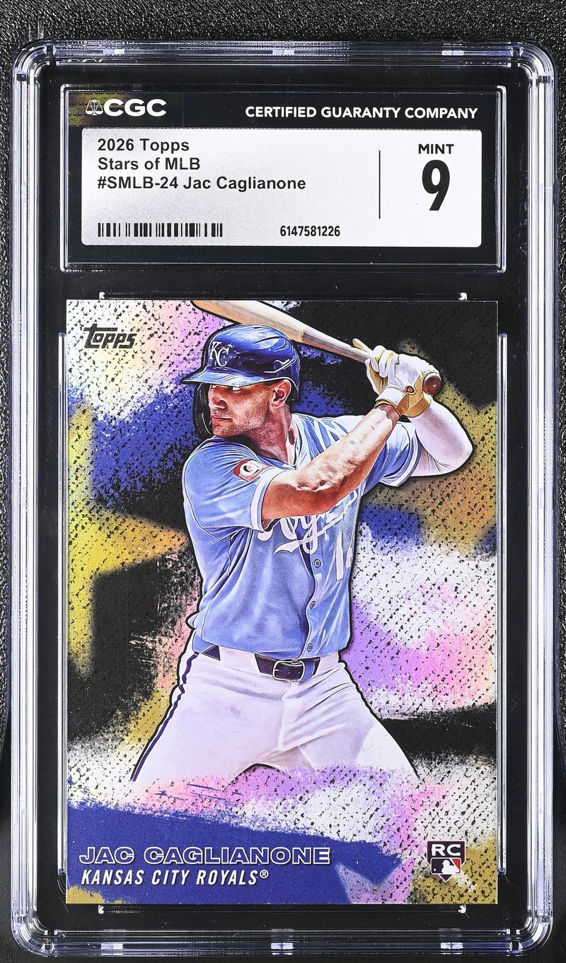 2026 Topps Stars of MLB Jac Caglianone #SMLB-24 CGC 9