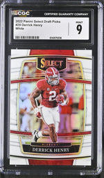 2022 Select #29 Derrick Henry Prizm /35 CGC 9