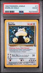 1999 Pokemon Jungle Holo Snorlax #11 PSA 4