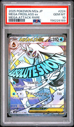 2025 Pokemon Mega Dream Ex High Class Expansion Japanese Mega Attack Rare Mega Froslass Ex #224 PSA 10