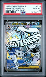 2025 Pokemon Mega Dream Ex High Class Expansion Japanese Mega Attack Rare Mega Froslass Ex #224 PSA 10