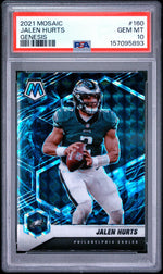 2021 Panini Mosaic Genesis Mosaic Jalen Hurts #160 PSA 10