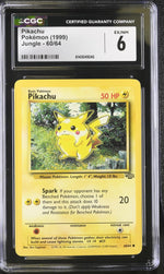 1999 Pokemon #60/64 Pikachu Jungle CGC 6