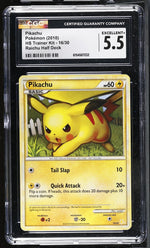 2010 #16/30 Pikachu HS Trainer Kit - Raichu Half Deck CGC 5.5