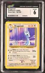 1999 Base Set #18/102 Dragonair CGC 6
