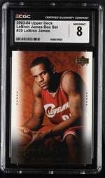 2003 Upper Deck #29 LeBron James LeBron James Box Set CGC 8