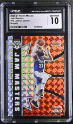 2020 Mosaic #10 LeBron James Jam Masters CGC 10