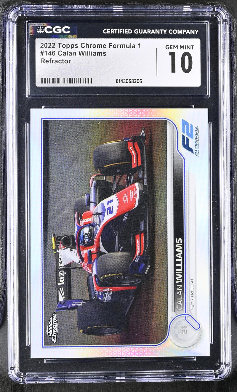 2022 Topps Chrome #146 Calan Williams Refractor CGC 10
