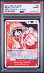 2022 One Piece Promos Promotion Pack 2022 Monkey D. Luffy #1 PSA 10