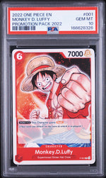 2022 One Piece Promos Promotion Pack 2022 Monkey D. Luffy #1 PSA 10