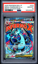 2025 Pokemon Mega Dream Ex High Class Expansion Japanese Mega Attack Rare Mega Charizard X Ex #223 PSA 10