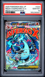 2025 Pokemon Mega Dream Ex High Class Expansion Japanese Mega Attack Rare Mega Charizard X Ex #223 PSA 10