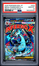 2025 Pokemon Mega Dream Ex High Class Expansion Japanese Mega Attack Rare Mega Charizard X Ex #223 PSA 10