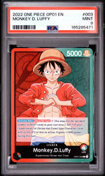 2022 One Piece Romance Dawn Leader Monkey D. Luffy #OP01003 PSA 9