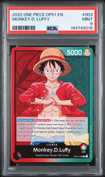 2022 One Piece Romance Dawn Leader Monkey D. Luffy #OP01003 PSA 9