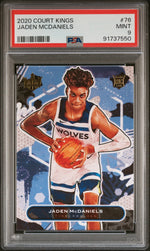 2020 Panini Court Kings Jaden Mcdaniels #76 PSA 9