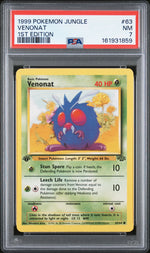 1999 Pokemon Jungle 1st Edition Venonat #63 PSA 7
