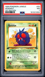 1999 Pokemon Jungle 1st Edition Venonat #63 PSA 7