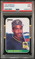 1987 Donruss Barry Bonds #361 PSA 9