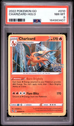 2022 Pokemon Go Holo Charizard #10 PSA 8