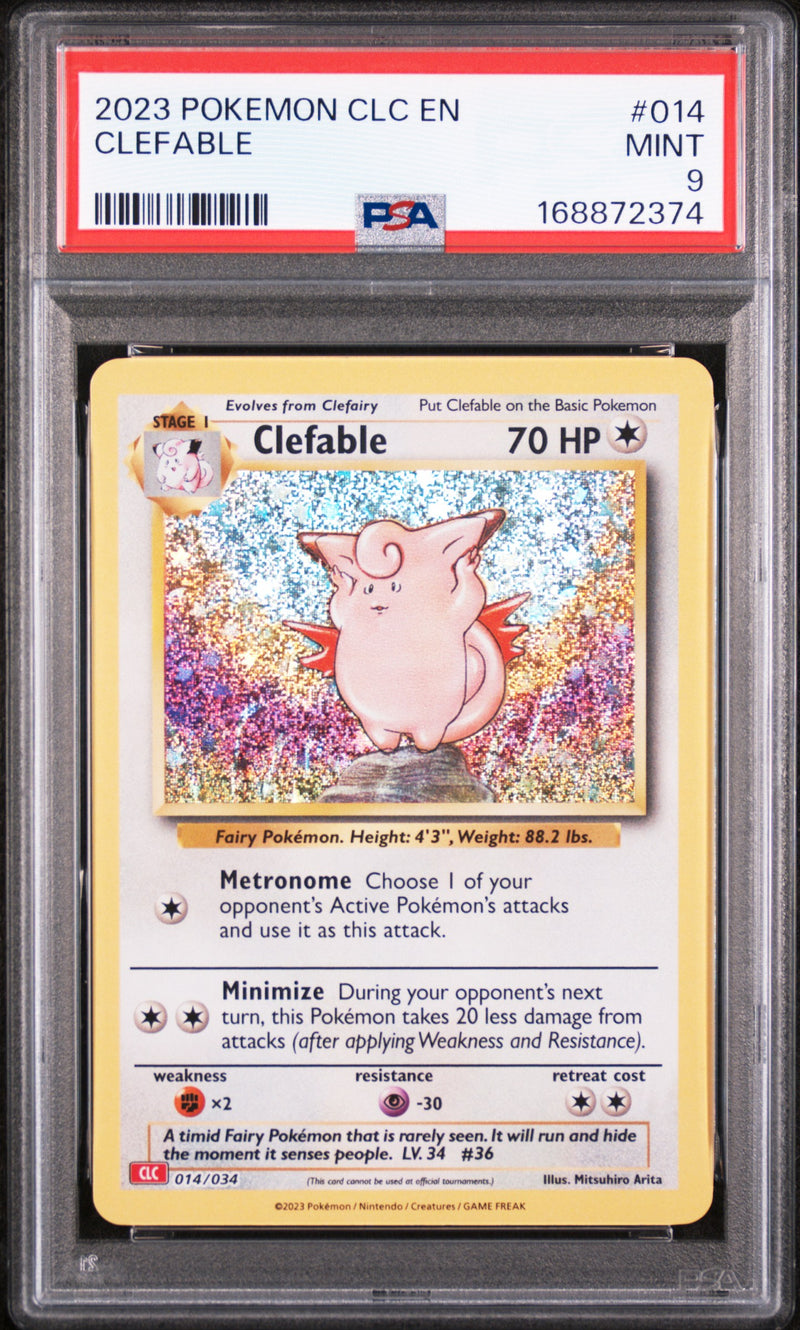 Pokémon Correlations (CLC) Clefable #014/034 PSA 9