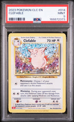 2023 Pokemon Classic Charizard and Ho Oh Ex Deck Clefable #14 PSA 9