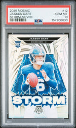2025 Panini Mosaic Silver Jaxson Dart #12 PSA 10
