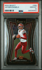 2024 Select Jayden Daniels #380 PSA 10