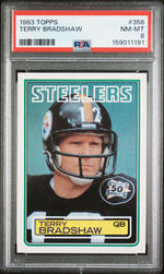 1983 Topps Terry Bradshaw #358 PSA 8