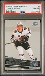 2023 Uper Deck Star Rookies Connor Bedard #1 PSA 8