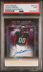 2023 Panini Origins Rookie Autographs Jalen Carter #RAJCA PSA 9