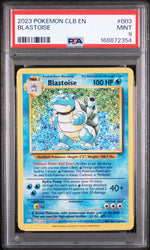 2023 Pokemon Trading Card Game Classic Blastoise and Suicune Ex Deck Blastoise #003 PSA 9