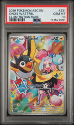 2026 Pokemon Mega Evolution Ascended Heroes Illustration Rare Iono's Wattrel #231 PSA 10
