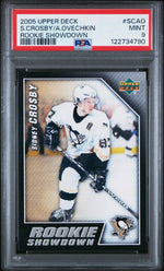 2006 Upper Deck Rookie Showdown Alexander Ovechkin/Sidney Crosby #RSSCAO PSA 9