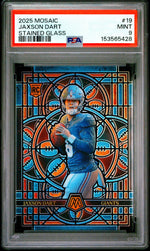 2025 Panini Mosaic Stained Glass Jaxson Dart #19 PSA 9