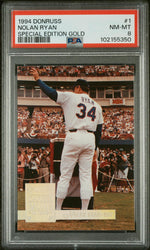 1994 Donruss Special Edition Nolan Ryan #1 PSA 8