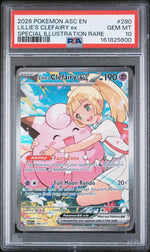 2026 Pokemon Ascended Heroes Special Illustration Rare Lillie's Clefairy Ex #280 PSA 10