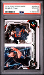 2026 Topps Now John Cena/Shohei Ohtani #WBCO /55002 PSA 10