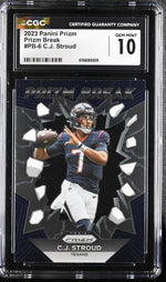 2023 Prizm #PB-6 C.J. Stroud Prizm Break CGC 10