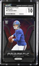 2025 Prizm #6 Jaxson Dart Prizmatic CGC 10