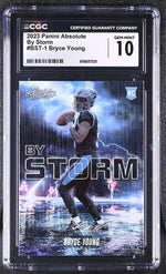 2023 Absolute #BST-1 Bryce Young By Storm CGC 10