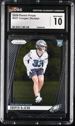2024 Prizm #321 Cooper DeJean CGC 10