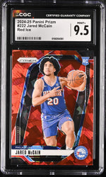 2024 Prizm #222 Jared McCain Red Ice CGC 9.5