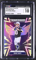 2025 Phoenix #35 Drake Maye Thunderbirds CGC 10