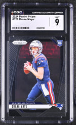 2024 Prizm #329 Drake Maye CGC 9