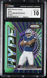 2023 Prizm #H-15 Micah Parsons Hype CGC 10