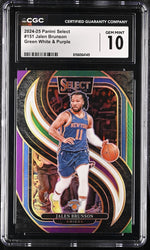 2024 Select #151 Jalen Brunson Premier Level CGC 10