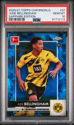 2020 Topps Chrome Bundesliga Sapphire Edition Jude Bellingham #31 PSA 10