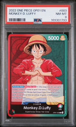 2022 One Piece Monkey D. Luffy #003 Supernovas/Straw Hat Crew PSA 8