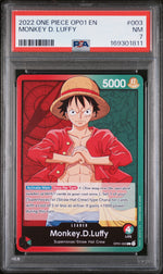 2022 One Piece Romance Dawn Leader Monkey D. Luffy #OP01003 PSA 7